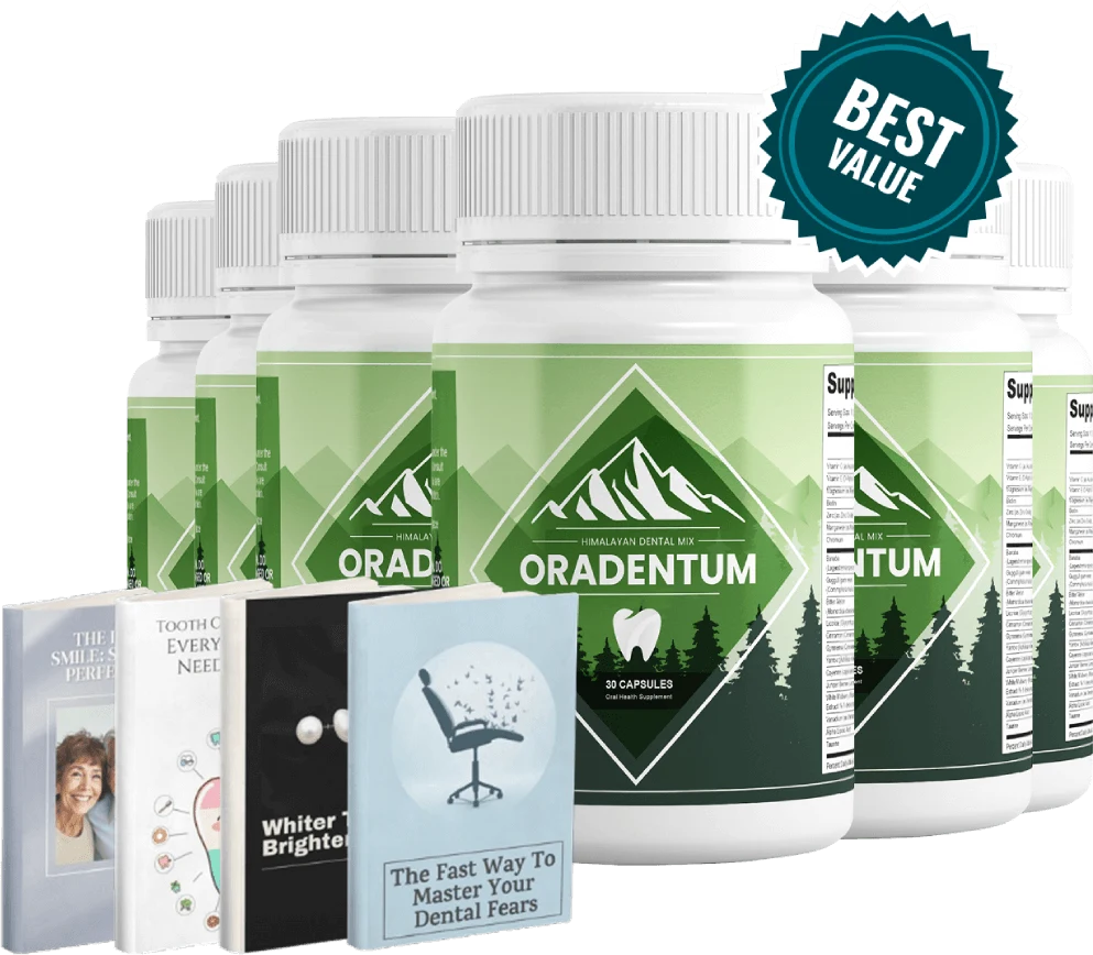Oradentum six bottle gold pack